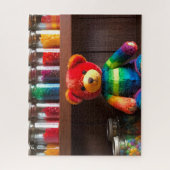 Farbenfroher Bär Puzzle (Vertikal)