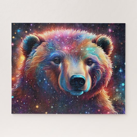 Farbenfroher Bär Puzzle (Horizontal)
