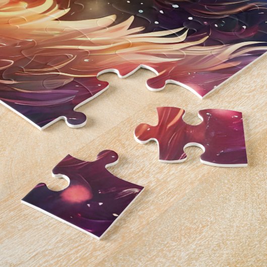 Farbenfroher Bär Puzzle (Seite)