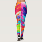 Farbenfroher Baum der Träume Leggings (Rückseite)