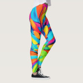 Farbenfroher Baum der Träume Leggings (Rechts)