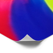 Farbenfroher Baum der Träume Poster (Ecke)