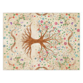 Farbenfroher Baum des Lebens - Yggdrasil Tischdecke (Vorderseite (Horizontal))
