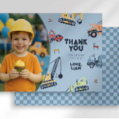 Farbenfroher Bauwagen Geburtstag Vielen Dank Dankeskarte