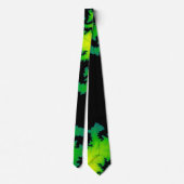 Farbenfroher Blitzschlag für Fraktal Krawatte (Rückseite)