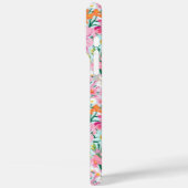 Farbenfroher Blumen Garten Monogrammiert Case-Mate iPhone Hülle (Rückseite / Links)