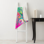 Farbenfroher Blumengarten Abstrakte Collage Sherpadecke (Beispiel)