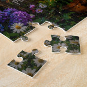 Farbenfroher Blumengarten - Puzzle (Seite)