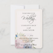 Farbenfroher Blumengarten Wasserfarben Einladung (Vorderseite)