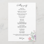 Farbenfroher Blumengarten Wasserfarben Handgemalt Programm (Rückseite)