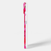 Farbenfroher Blumenrahmen Case-Mate iPhone Hülle (Rückseite / Links)