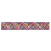 farbenfroher Boho-Stil Großer Tischläufer (Horizontal)