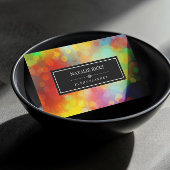 Farbenfroher Bokeh-Eventplaner Visitenkarte