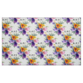 Farbenfroher Calla-Lilien-Hochzeitsstoff mit Monog Stoff (Fat Quarter (45,7 x 55,9 cm))