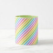 Farbenfroher Candy Strip Tasse (Zentrum)