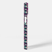 Farbenfroher Cat Sugar Skull Case-Mate iPhone Hülle (Rückseite / Rechts)