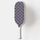 Farbenfroher Cat Sugar Skull Pickleball Schläger (Links)