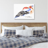 Farbenfroher Chaffinch 2011 Leinwanddruck (Insitu (Schlafzimmer))