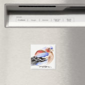Farbenfroher Chaffinch 2011 Magnet (In Situ (Geschirrspüler))