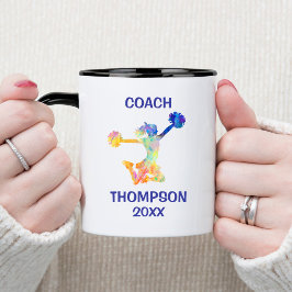 Farbenfroher Cheftrainer Zweifarbige Tasse