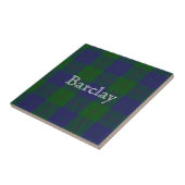 Farbenfroher Clan Barclay Tartan Karierte Tile Fliese (Seite)