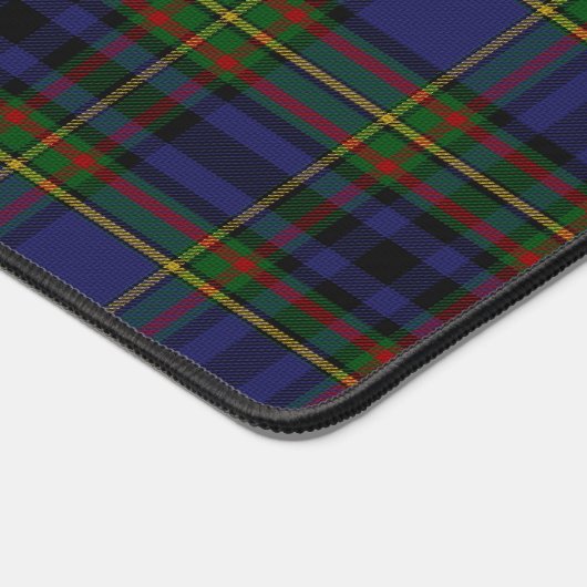 Farbenfroher Clan Gillies Tartan Kariert Schreibtischunterlage (Ecke)