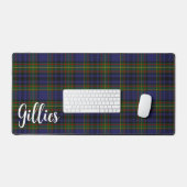 Farbenfroher Clan Gillies Tartan Kariert Schreibtischunterlage (Tastatur & Maus)