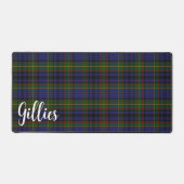 Farbenfroher Clan Gillies Tartan Kariert Schreibtischunterlage (Vorderseite)