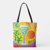 Farbenfroher Cocktail Tasche (Rückseite)