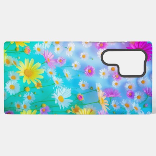 Farbenfroher Daisy Dream, atemberaubendes Array Samsung Galaxy Hülle (Rückseite (Horizontal))