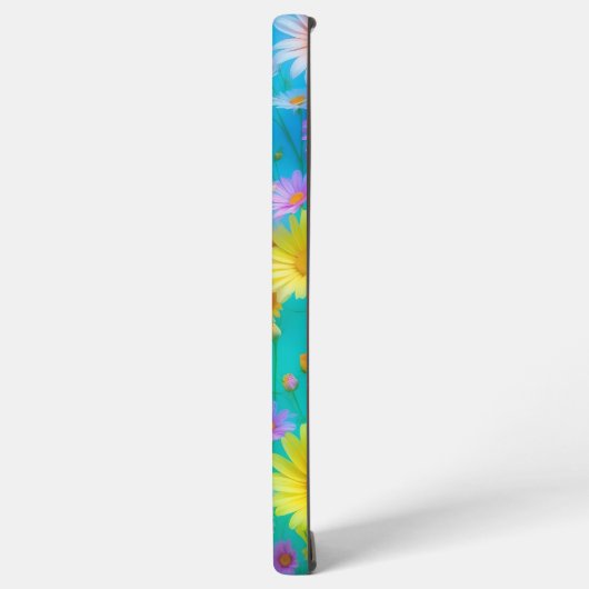 Farbenfroher Daisy Dream, atemberaubendes Array Samsung Galaxy Hülle (Linke Seite)