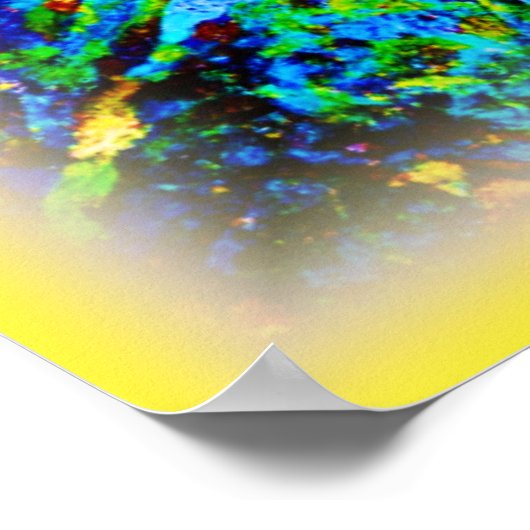 Farbenfroher Dance Dancing im Himmel. Jetzt kaufen Poster (Ecke)