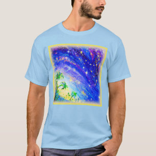 Farbenfroher Dance Dancing im Himmel. Jetzt kaufen T-Shirt