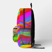 Farbenfroher digitaler Design-Backpack - Perfekte Bedruckter Rucksack (Rechts)
