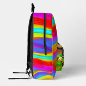 Farbenfroher digitaler Design-Backpack - Perfekte Bedruckter Rucksack (Links)