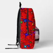Farbenfroher digitaler Design-Backpack - Perfekte Bedruckter Rucksack (Links)