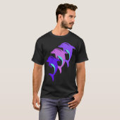 farbenfroher Dolphin-Awesome T-Shirt (Vorne ganz)