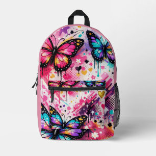 Farbenfroher Dream Schmetterling Rucksack