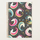 Farbenfroher Einhorn-Desk-Planer-Kalender Planer (Vorderseite)