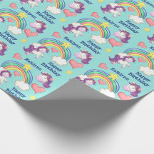 Farbenfroher Einhorn-Regenbogen-Kindergeburtstag