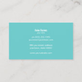 Farbenfroher, einzigartiger Glitzer aus Gold und f Visitenkarte (Rückseite)