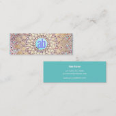 Farbenfroher, einzigartiger und festlicher Mit Mon Mini Visitenkarte (Vorne/Hinten)