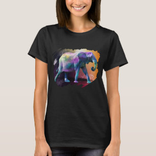 Farbenfroher Elefant T - Shirt