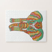 Farbenfroher Elephant Mandala Puzzle (Horizontal)