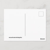 Farbenfroher Empfang in vielen Sprachen Perwinkle Postkarte (Rückseite)