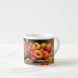 Farbenfroher Fall Apple Basket Espressotasse