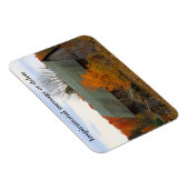 Farbenfroher Fall Foliage Alter Bauernhof Stall Magnet (Rechte Seite)