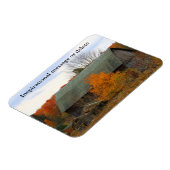Farbenfroher Fall Foliage Alter Bauernhof Stall Magnet (Linke Seite)
