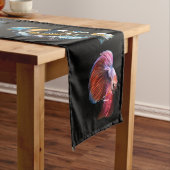 Farbenfroher Fischtisch Kurzer Tischläufer (Beispiel)