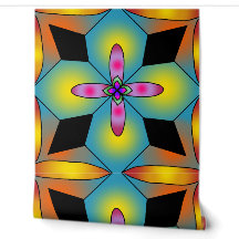 Farbenfroher Fliesenstil-Mandala